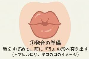 子音Rの口の形①