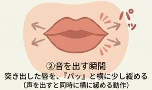子音Rの口の形②